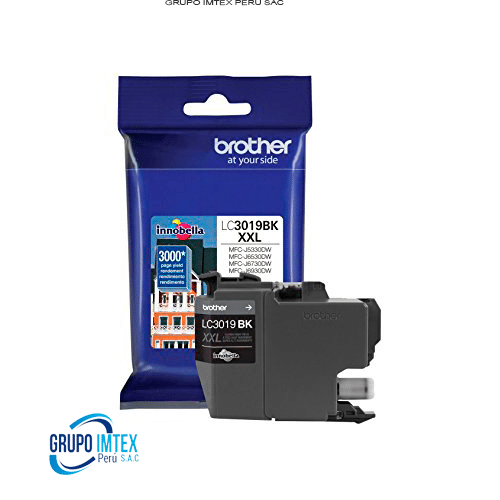 TINTA BROTHER LC-3019BK BLACK MFCJ5330DW 3K PGS
