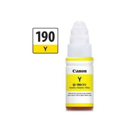 Botella De Tinta Canon GI-190 Yellow Pixma G2100, G2101, G2110, G2111 - Imagen 2