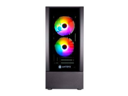 CASE ANTRYX RX-240 B500W FRGB FAN X3 VIDRIO TEMPLADO AC-RX240KFR-500CP S/FUENTE