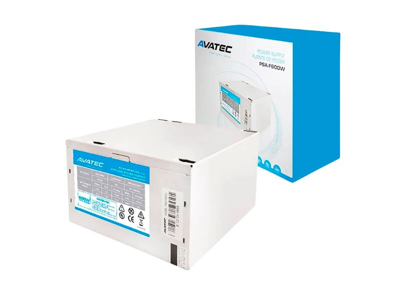 FUENTE DE PODER AVATEC  AV-PSA- F600W