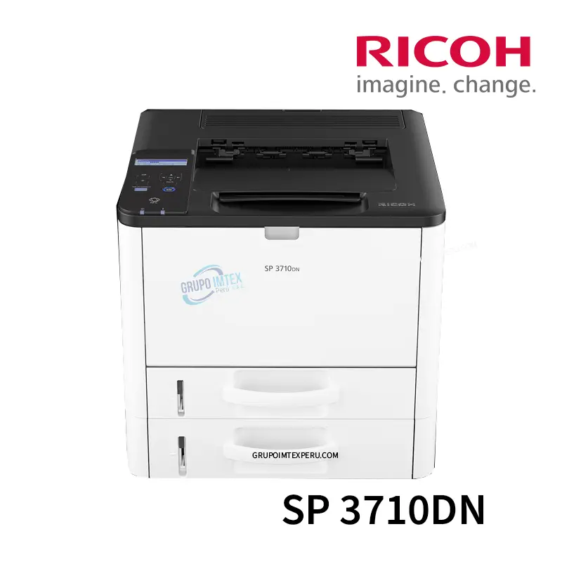Impresora ricoh sp 3710dn blanco y negro