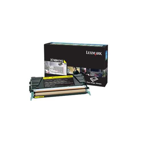 TONER LEXMARK X748H1YG YELLOW