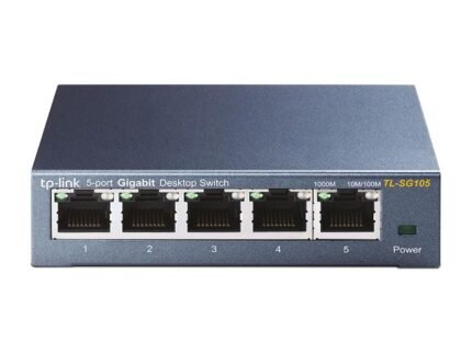 SWITCH TP-LINK TL-SG105  GIGABIT 5PTOS 10/ 100/ 1000MBPS METALICO - Imagen 2