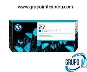 TINTA HP 747 P2V85A  300ML CHROMATIC BLUE