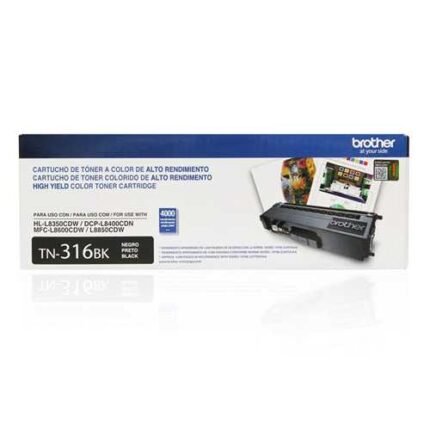 TONER BROTHER TN316BK HL-L8350/MFC-L8850 4000 PAG