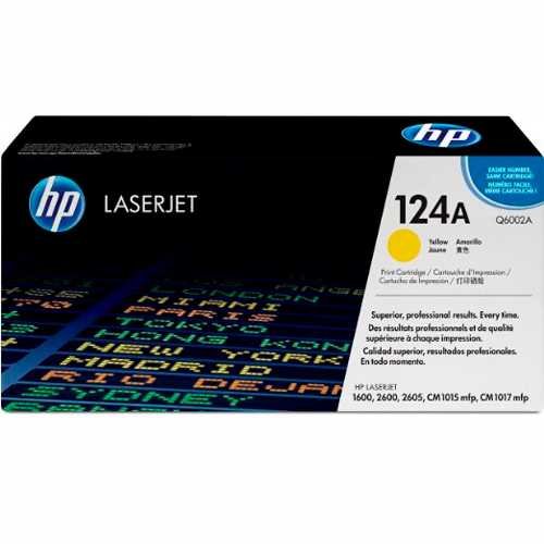 TONER HP Q6002A (124A) L.J. 2600 YELLOW