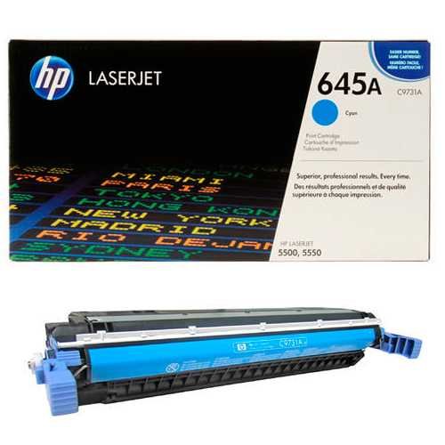 TONER HP 645a C9731A L.J. 5500 CYAN