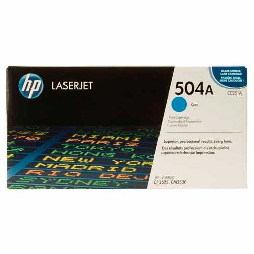 Toner hp 504a ce251a l.j. cp3525 Cyan