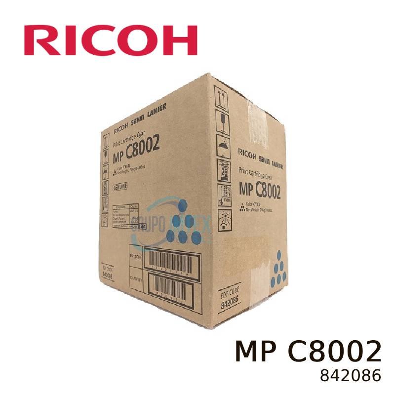 TONER RICOH 842086 MP C8002 CYAN 29KPG
