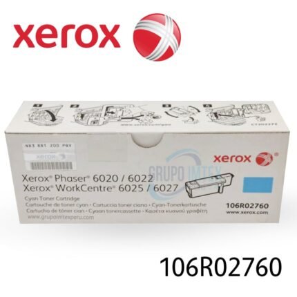 TONER XEROX 106R02760 CYAN PH 6020/6022 / WC 6025/6027