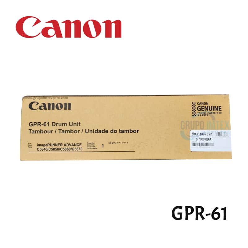 Tambor Canon GPR-61 Color  iR DX C5840i, C5850i