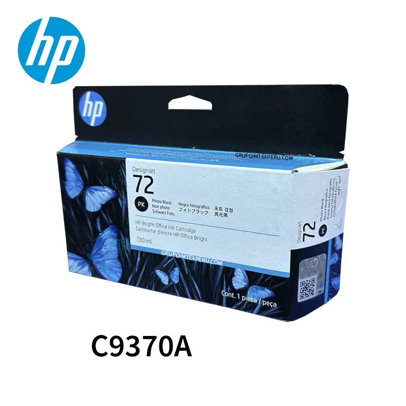 Tinta HP 72 Photo Black C9370A 130 ml.