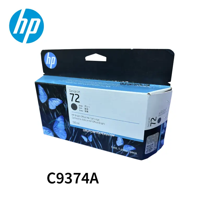 Tinta HP 72 C9374A Gray DesignJet T610, T1120