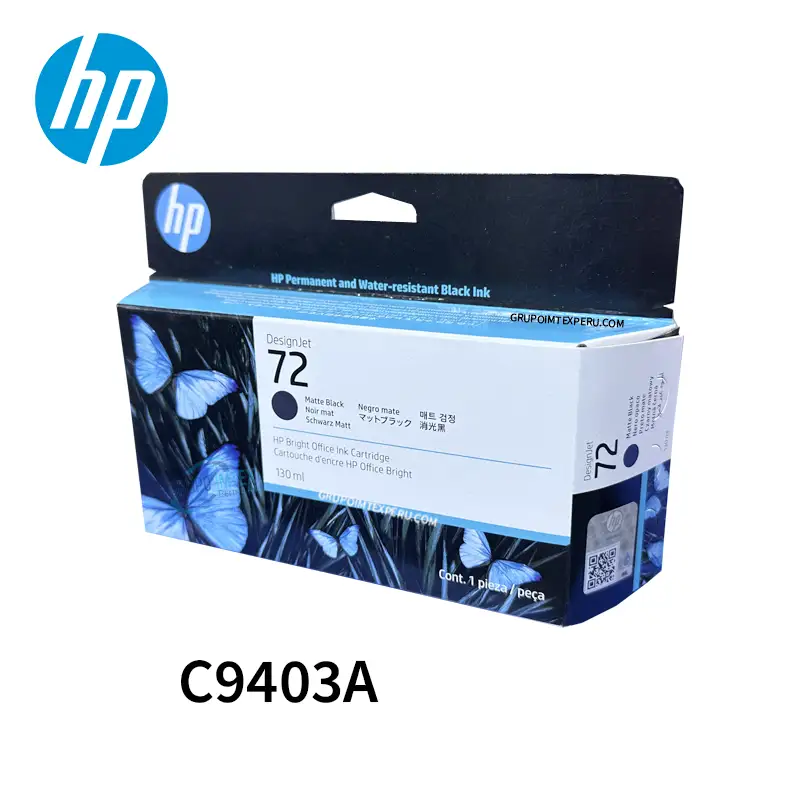 Tinta HP 72 C9403A Matte Black DesignJet T610, T1120