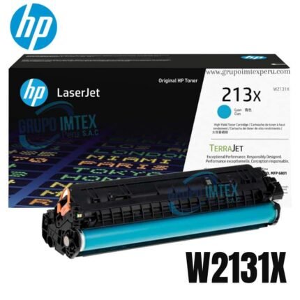 Toner Hp 213X W2131X Cyan LaserJet 5700, 5800, 6700, 6701, 6800