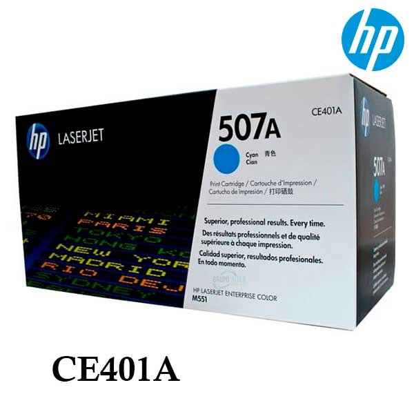 Toner Hp 507A Ce401A Cyan Laserjet M551N, M551Dn, M570