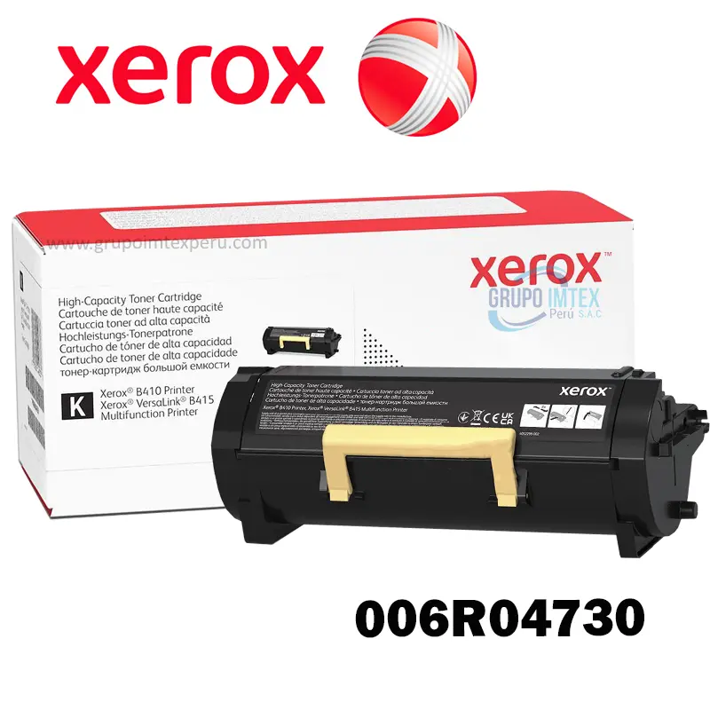 Toner Xerox 006R04730 25K Para B410, B415