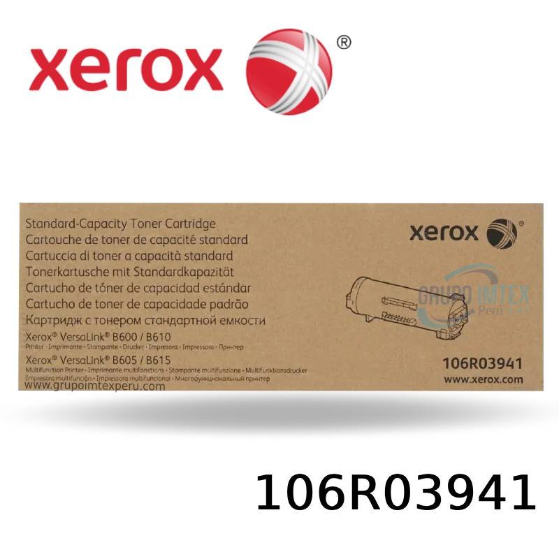 Toner Xerox 106R03941 Versalink B600, B605, B610, B615
