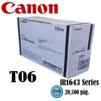 Toner canon T06 negro iR1643 Series - Imagen 2