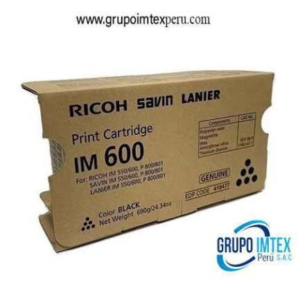 TONER RICOH IM 550  418477 BLACK PARA IM 600 - Imagen 2