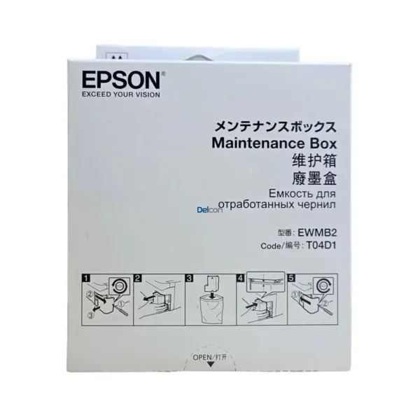 Caja De Mantenimiento Epson T04D100 (EWMB2/T04D1) EcoTank L4360 / L6270 / L6370 / L14150 / ET-M2170 / ET-M3170 / WF-2860 Original