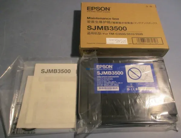 Caja De Mantenimiento Epson SJMB3500 [C33S020580] ColorWorks TM-C3500 / TM-C3510 / TM-C3520 Maintenance Box