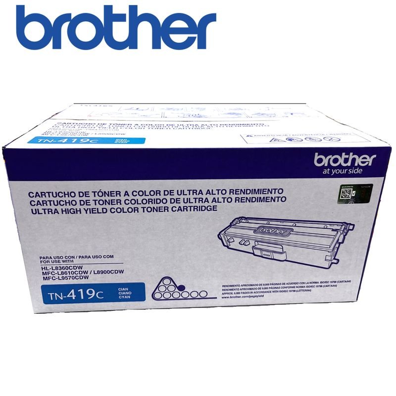TONER TN-419C CYAN (MFCL8900CDW) 9,000 PAG.