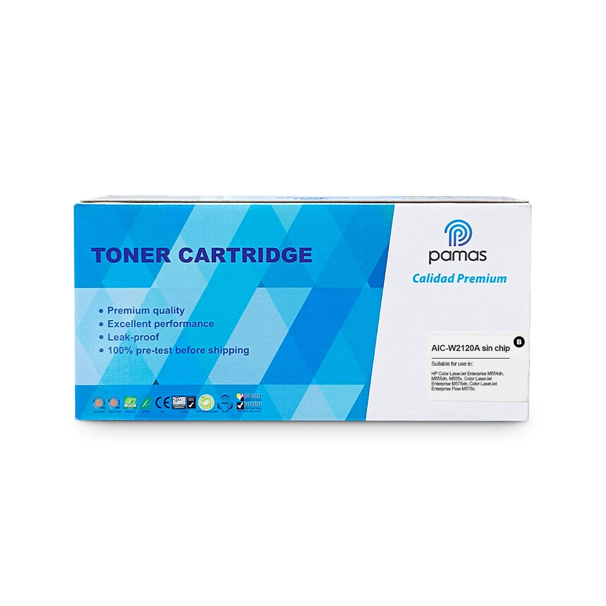 Toner PAMAS Compatible HP212A / W2120A Sin Chip – Negro