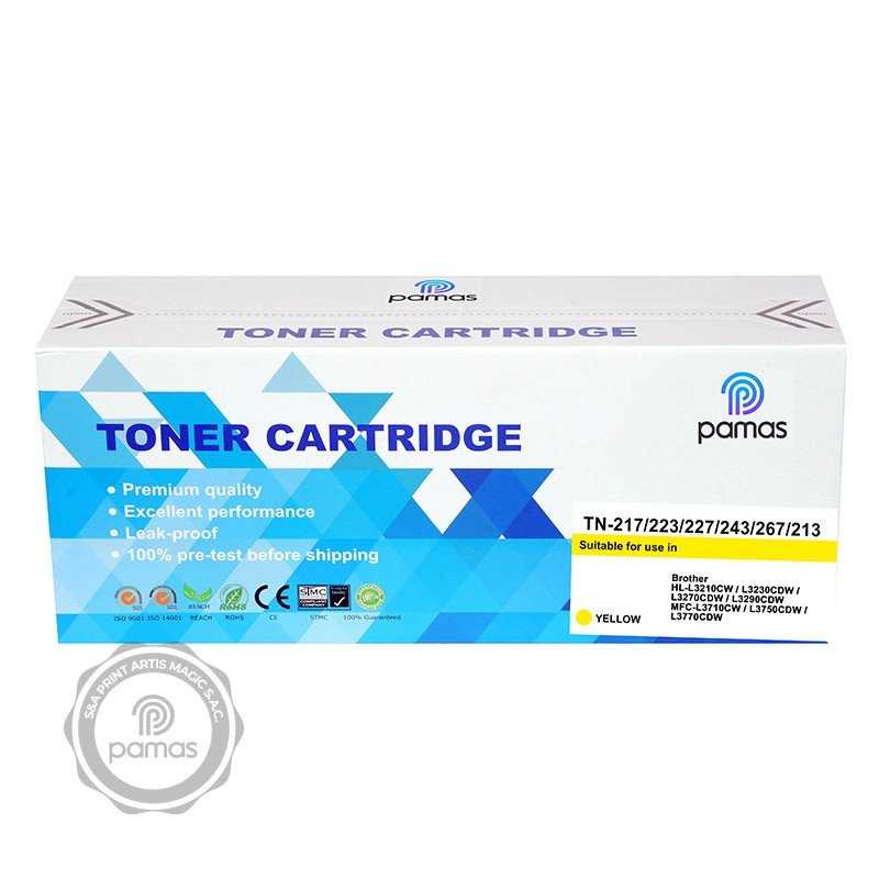 Toner PAMAS Compatible Brother TN-217 YELLOW