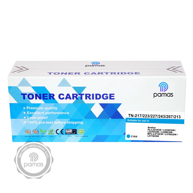 Toner PAMAS Compatible Brother TN-217 CYAN