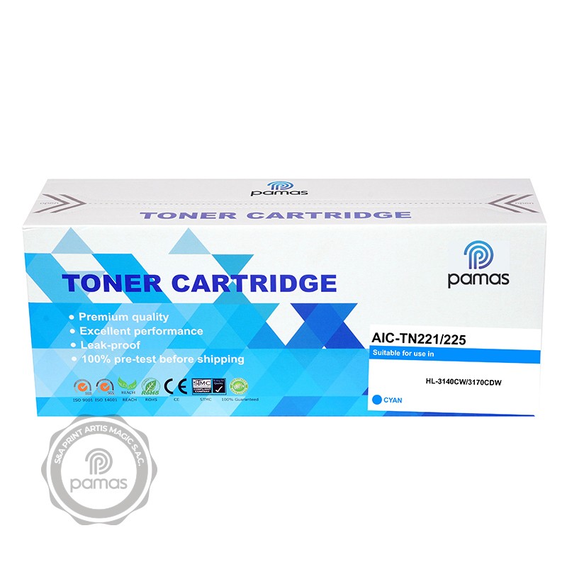 Toner PAMAS Compatible Brother TN-221 CYAN