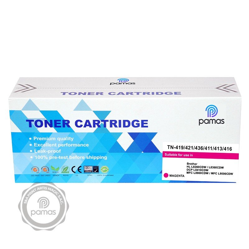 Toner PAMAS Compatible Brother TN-419 MAGENTA
