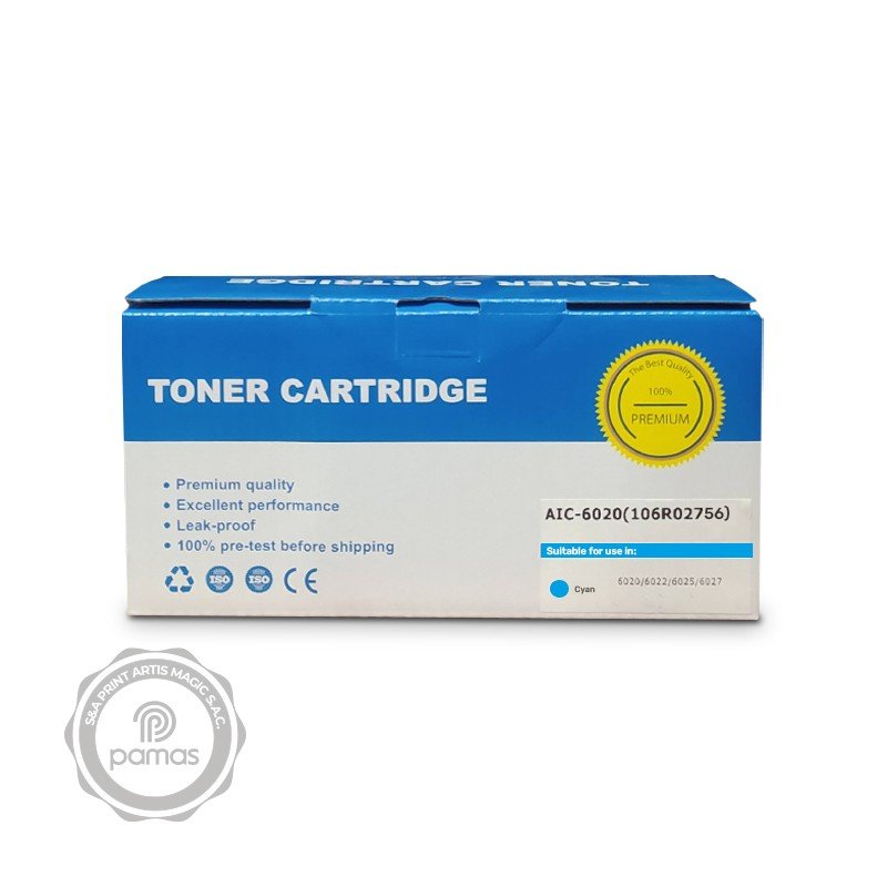 Toner Pamas Compatible Para Xerox 6020/6027 (106R02760) – Cyan